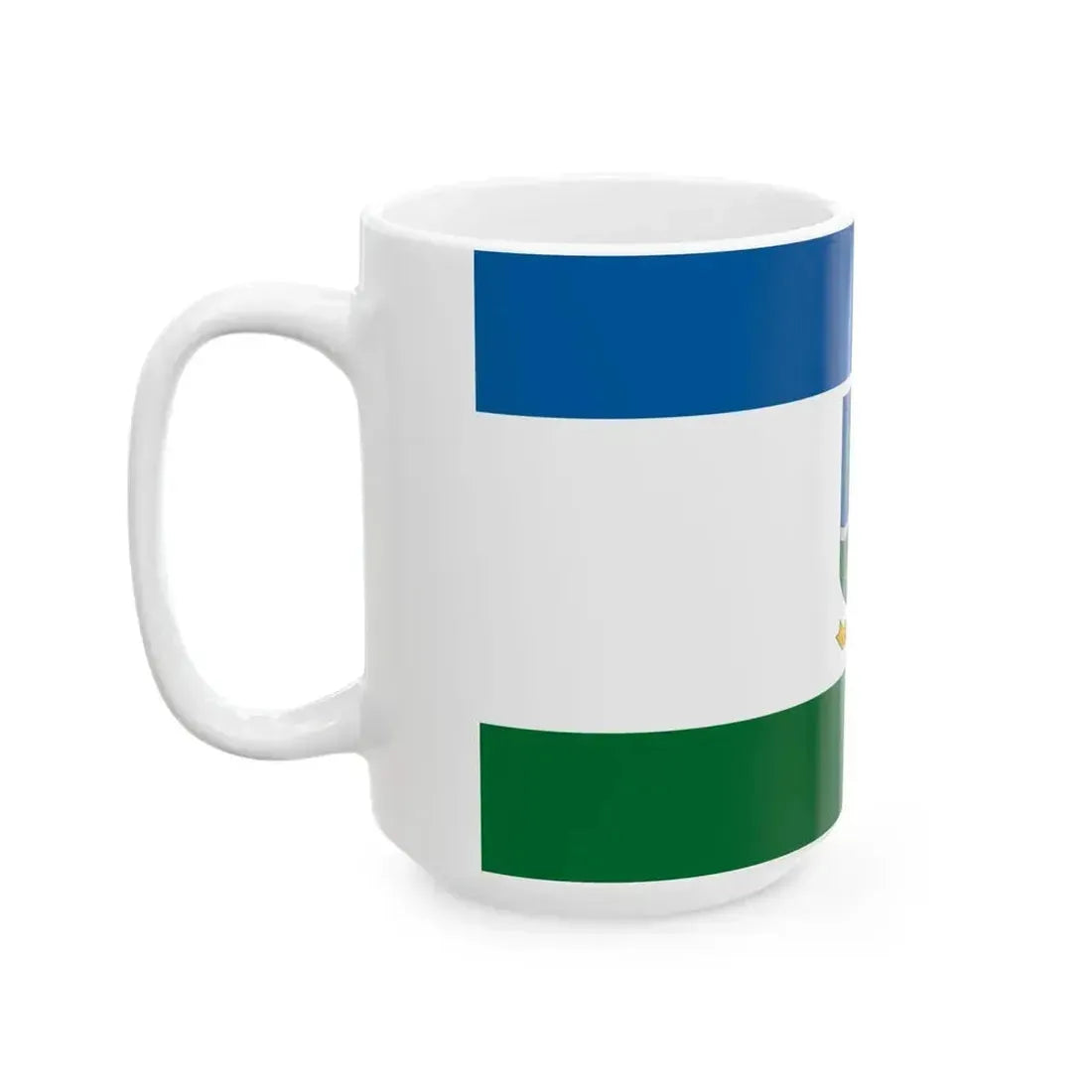 Flag of Dunatetetlen (Hungary) White Coffee Mug - Go Mug Yourself