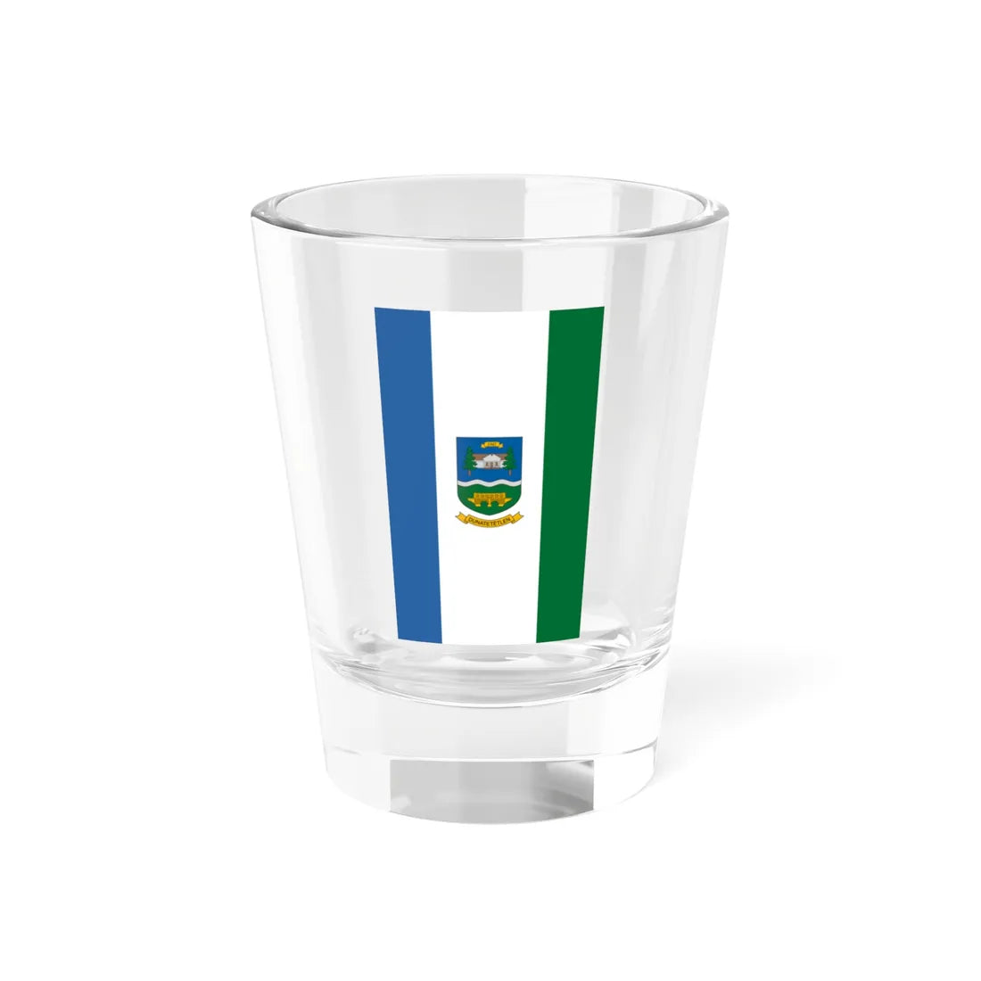 Flag of Dunatetetlen vertical (Hungary) Shot Glass 1.5oz 1.5oz - Go Mug Yourself