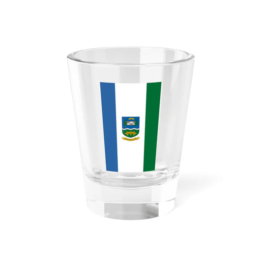 Flag of Dunatetetlen vertical (Hungary) Shot Glass 1.5oz 1.5oz - Go Mug Yourself