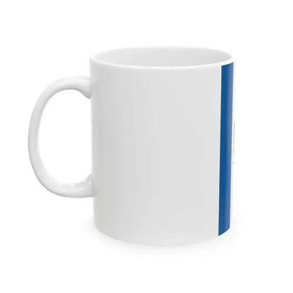 Flag of Dunatetetlen vertical (Hungary) White Coffee Mug - Go Mug Yourself