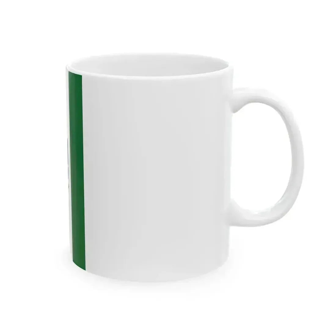 Flag of Dunatetetlen vertical (Hungary) White Coffee Mug - Go Mug Yourself