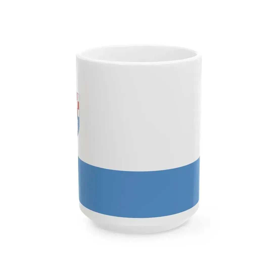 Flag of Dunaujvaros (Hungary) White Coffee Mug 15oz - Go Mug Yourself