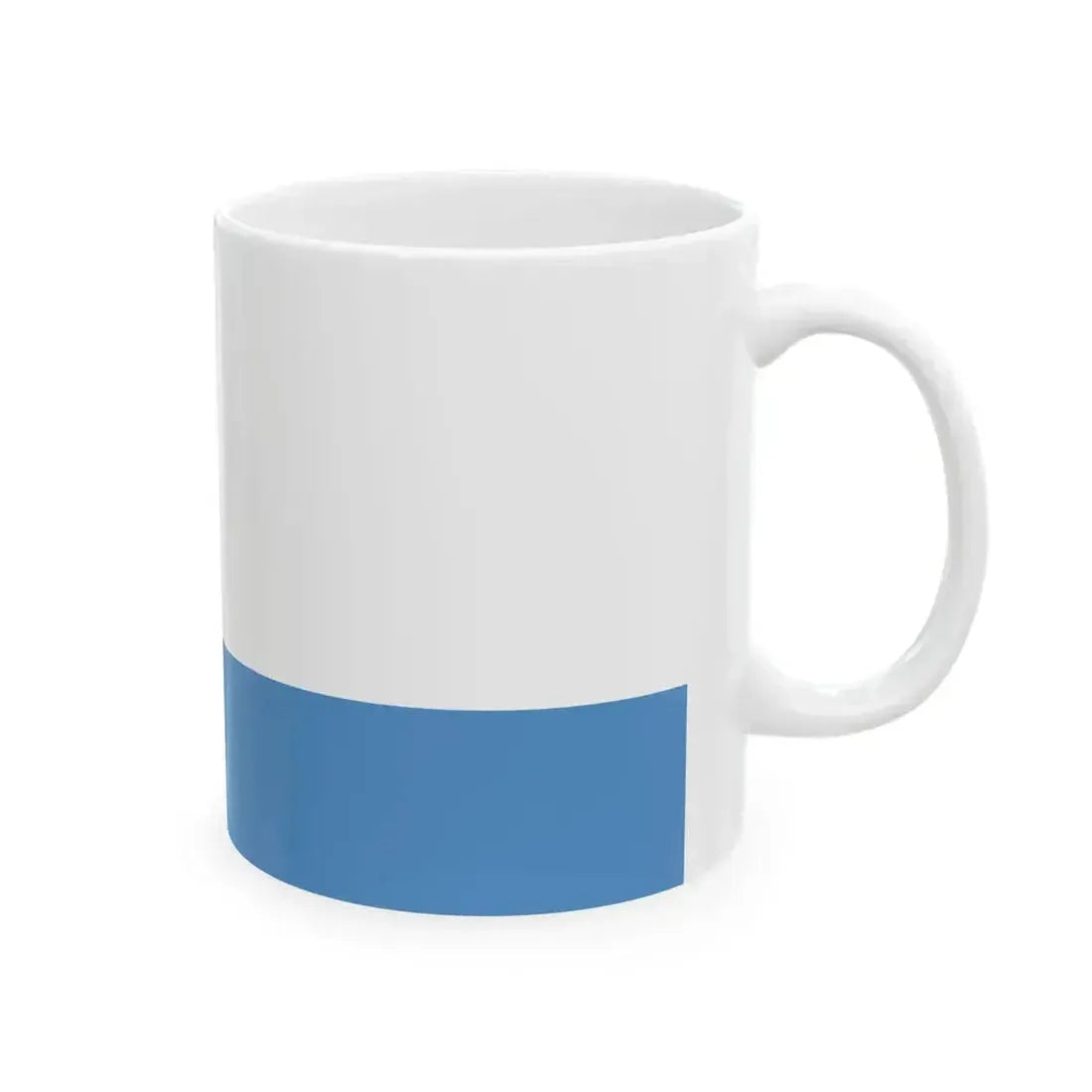 Flag of Dunaujvaros (Hungary) White Coffee Mug - Go Mug Yourself