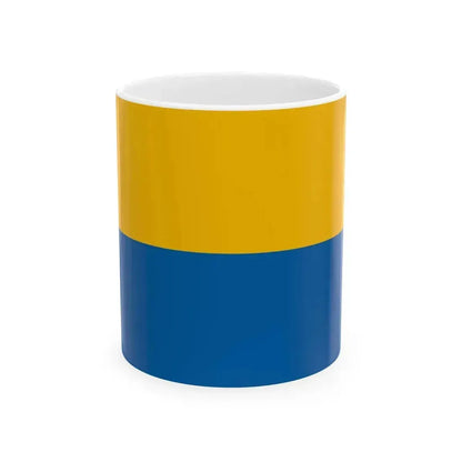 Flag of Dunavarsany (Hungary) White Coffee Mug 11oz - Go Mug Yourself