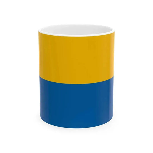 Flag of Dunavarsany (Hungary) White Coffee Mug 11oz - Go Mug Yourself