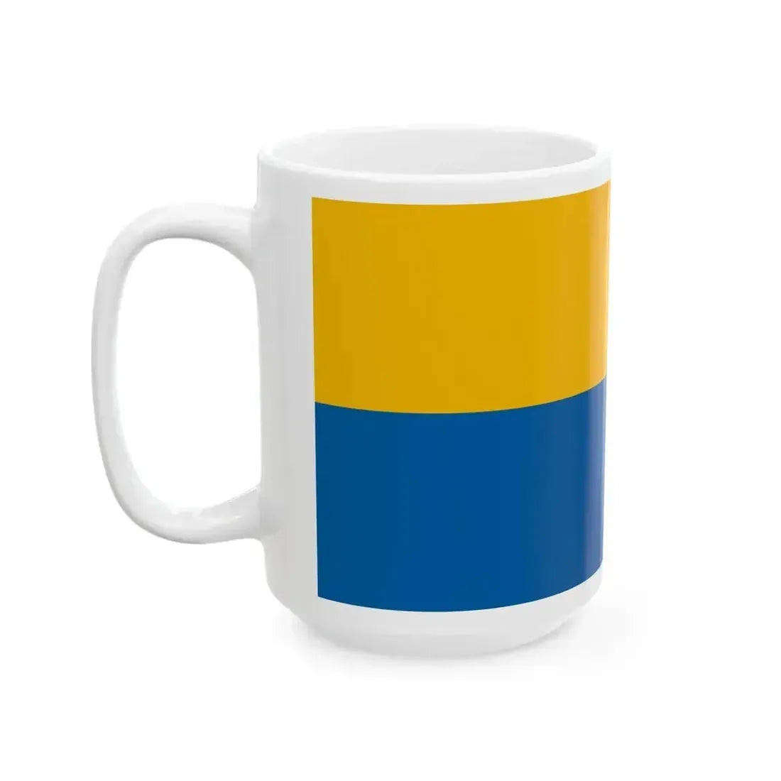 Flag of Dunavarsany (Hungary) White Coffee Mug - Go Mug Yourself