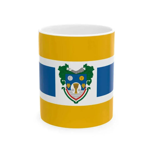 Flag of Dunavecse (Hungary) White Coffee Mug 11oz - Go Mug Yourself