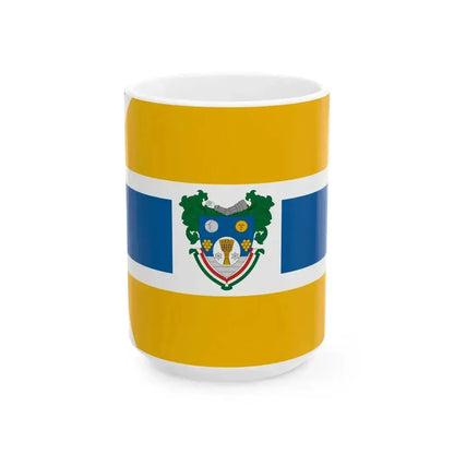 Flag of Dunavecse (Hungary) White Coffee Mug 15oz - Go Mug Yourself