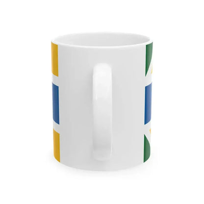 Flag of Dunavecse (Hungary) White Coffee Mug - Go Mug Yourself