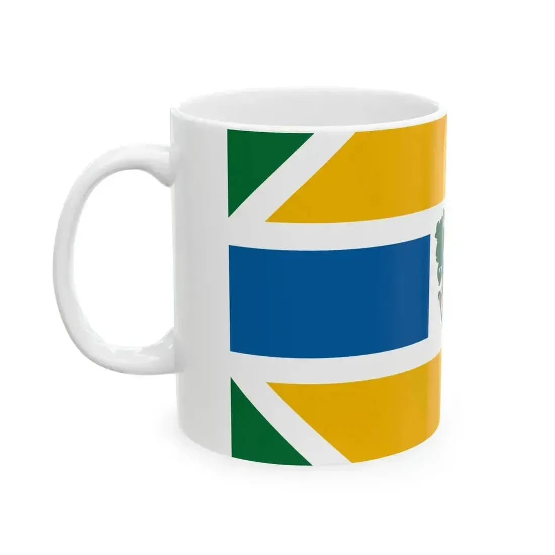 Flag of Dunavecse (Hungary) White Coffee Mug - Go Mug Yourself