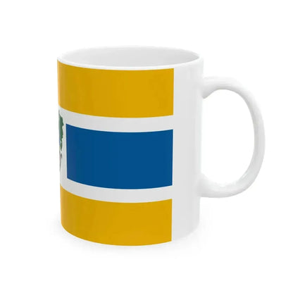 Flag of Dunavecse (Hungary) White Coffee Mug - Go Mug Yourself