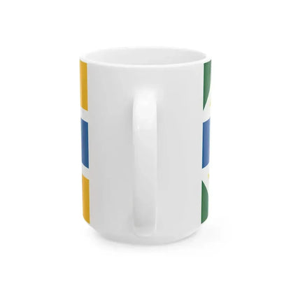 Flag of Dunavecse (Hungary) White Coffee Mug - Go Mug Yourself