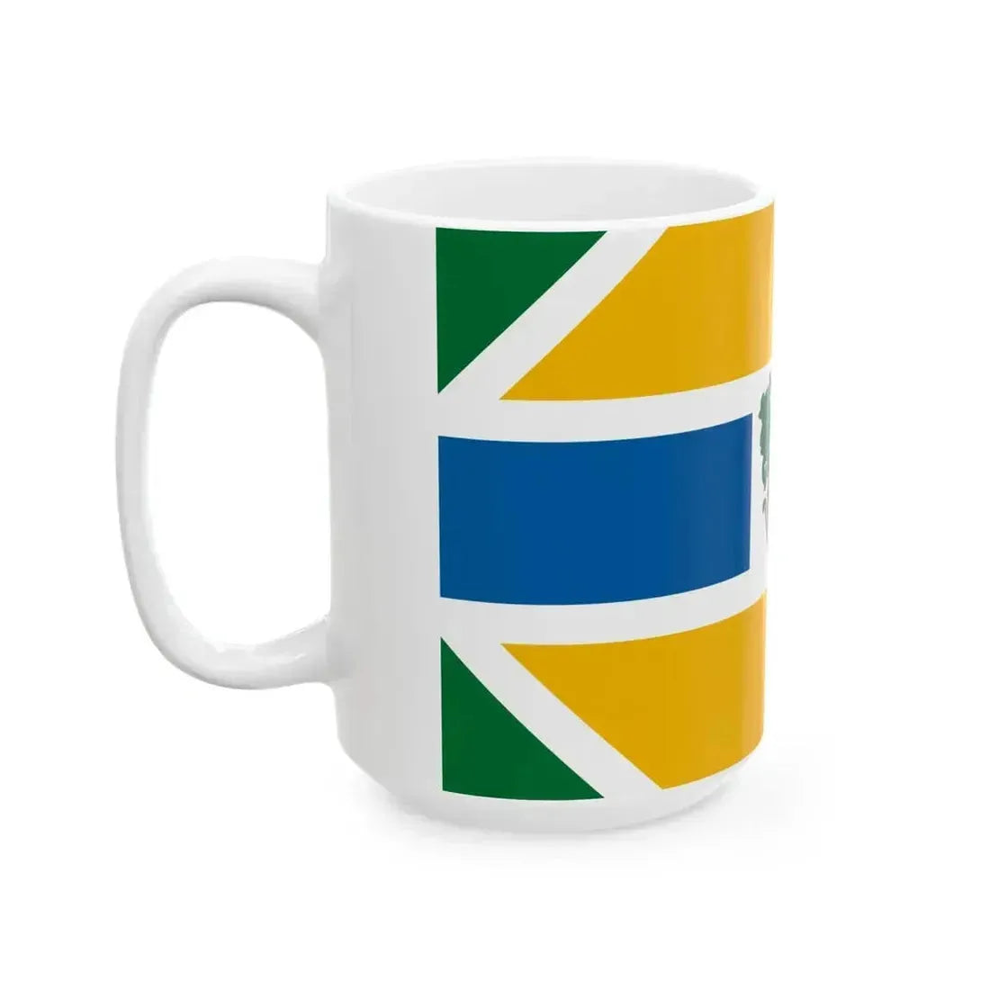 Flag of Dunavecse (Hungary) White Coffee Mug - Go Mug Yourself