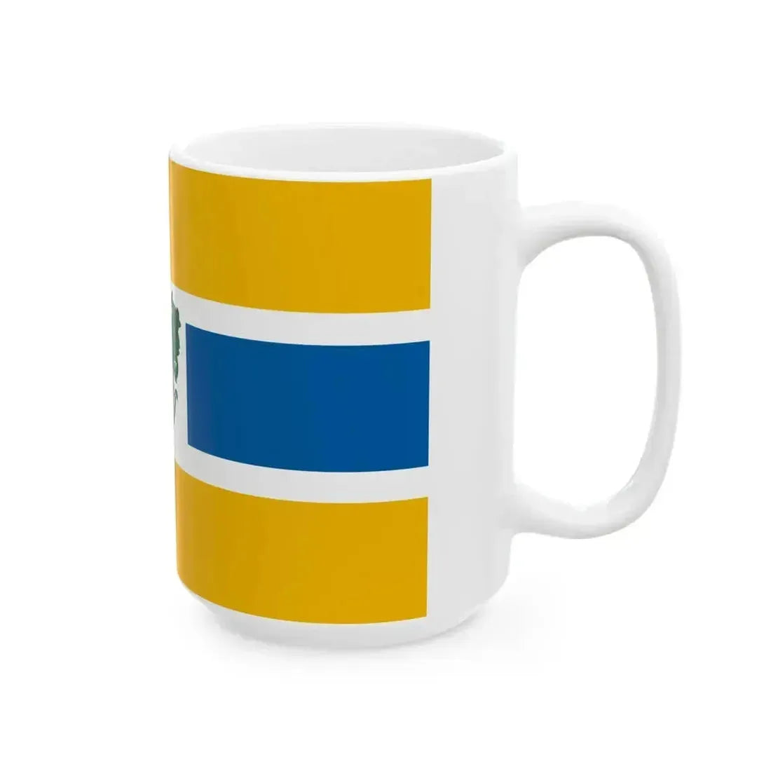 Flag of Dunavecse (Hungary) White Coffee Mug - Go Mug Yourself
