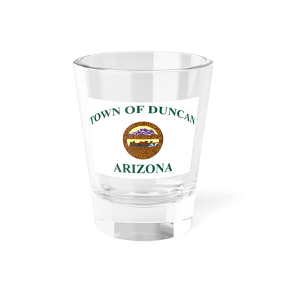 Flag of Duncan Arizona (United States) Shot Glass 1.5oz 1.5oz - Go Mug Yourself