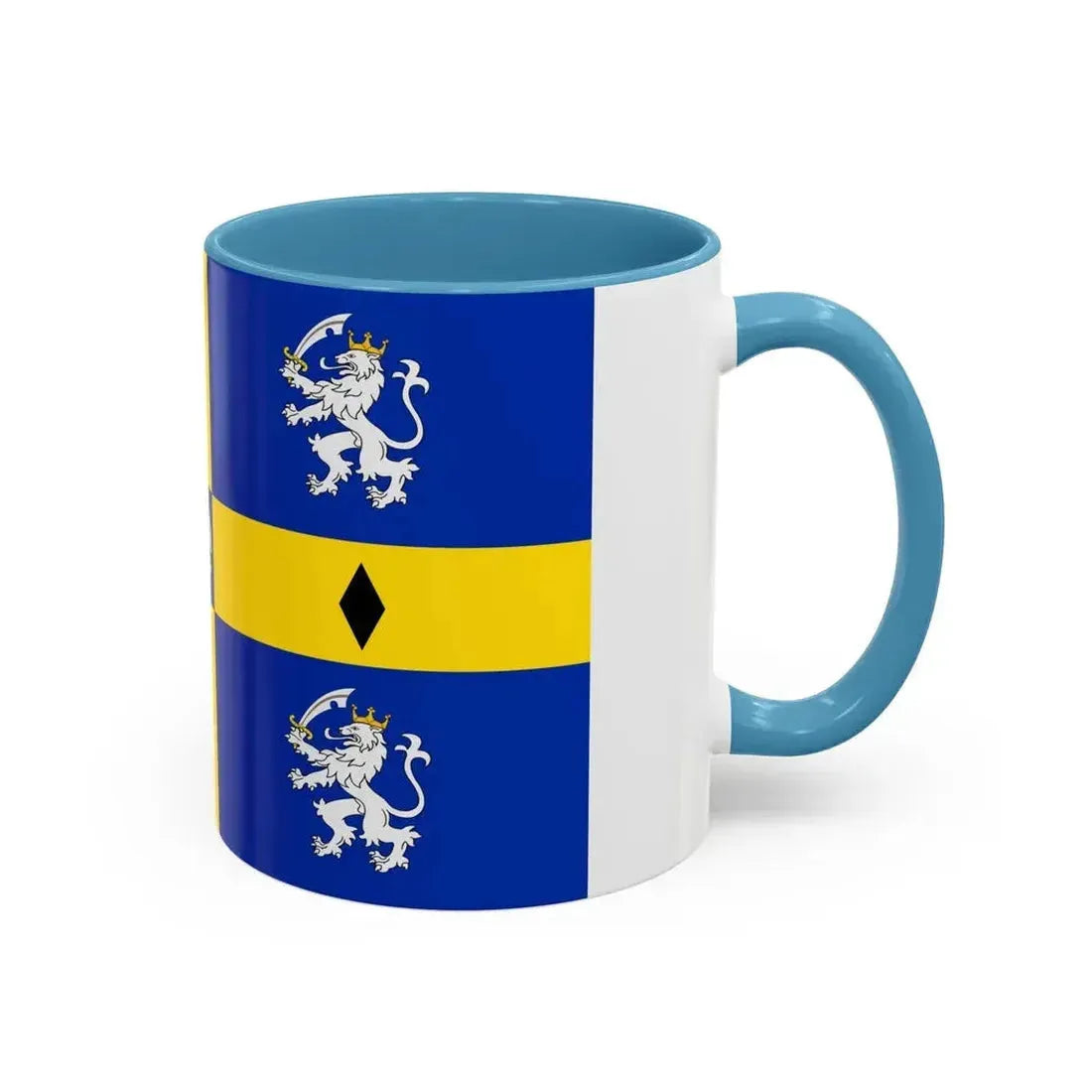 Flag of Durham County Council UK - Accent Coffee Mug - Go Mug Yourself
