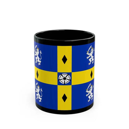 Flag of Durham County Council UK - Black Coffee Mug 11oz - Go Mug Yourself