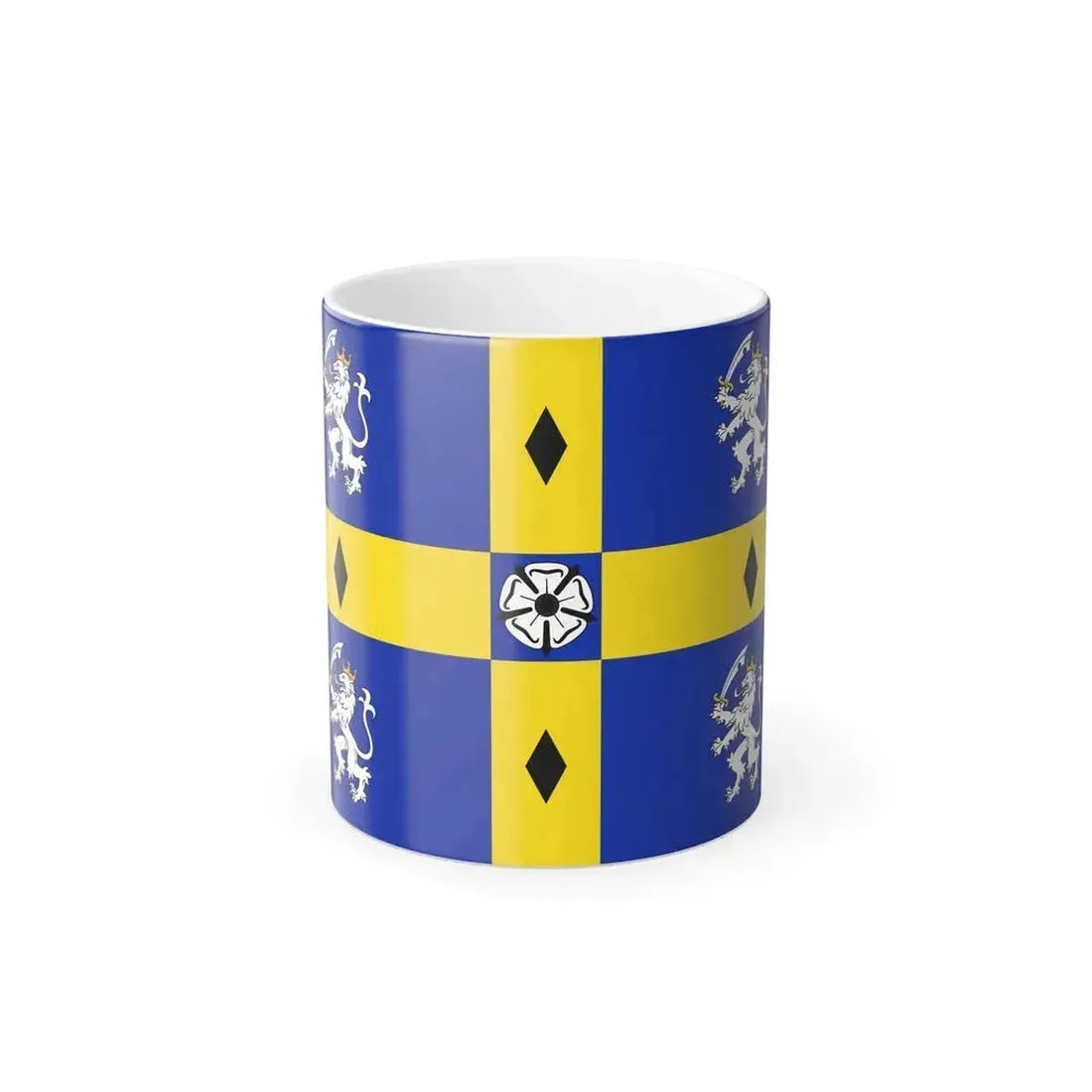 Flag of Durham County Council UK - Color Changing Coffee Mug 11oz - Go Mug Yourself