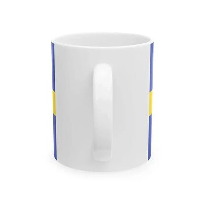 Flag of Durham County Council UK - White Coffee Mug - Go Mug Yourself