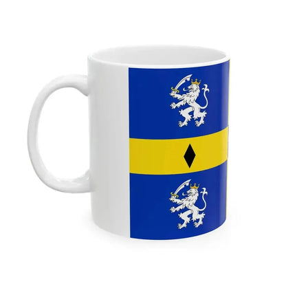 Flag of Durham County Council UK - White Coffee Mug - Go Mug Yourself