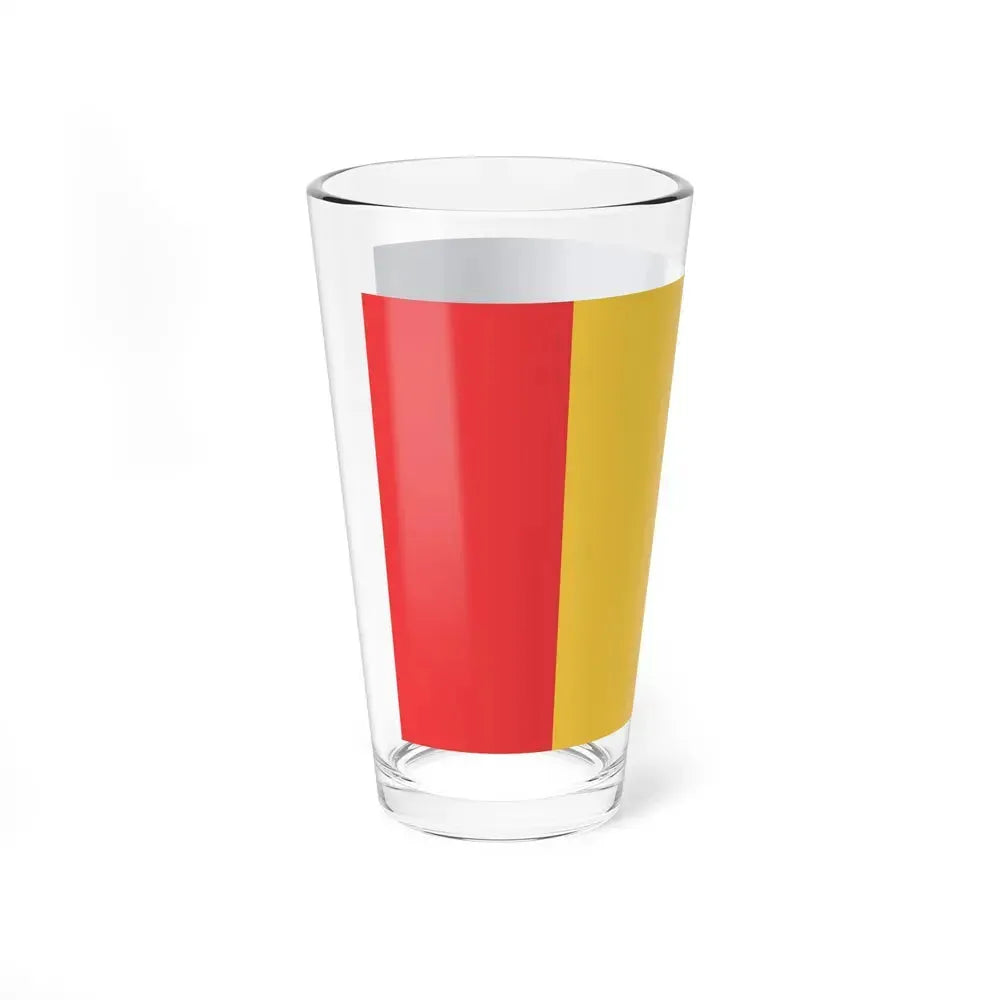 Flag of Durham, North Carolina - Pint Glass 16oz - Go Mug Yourself