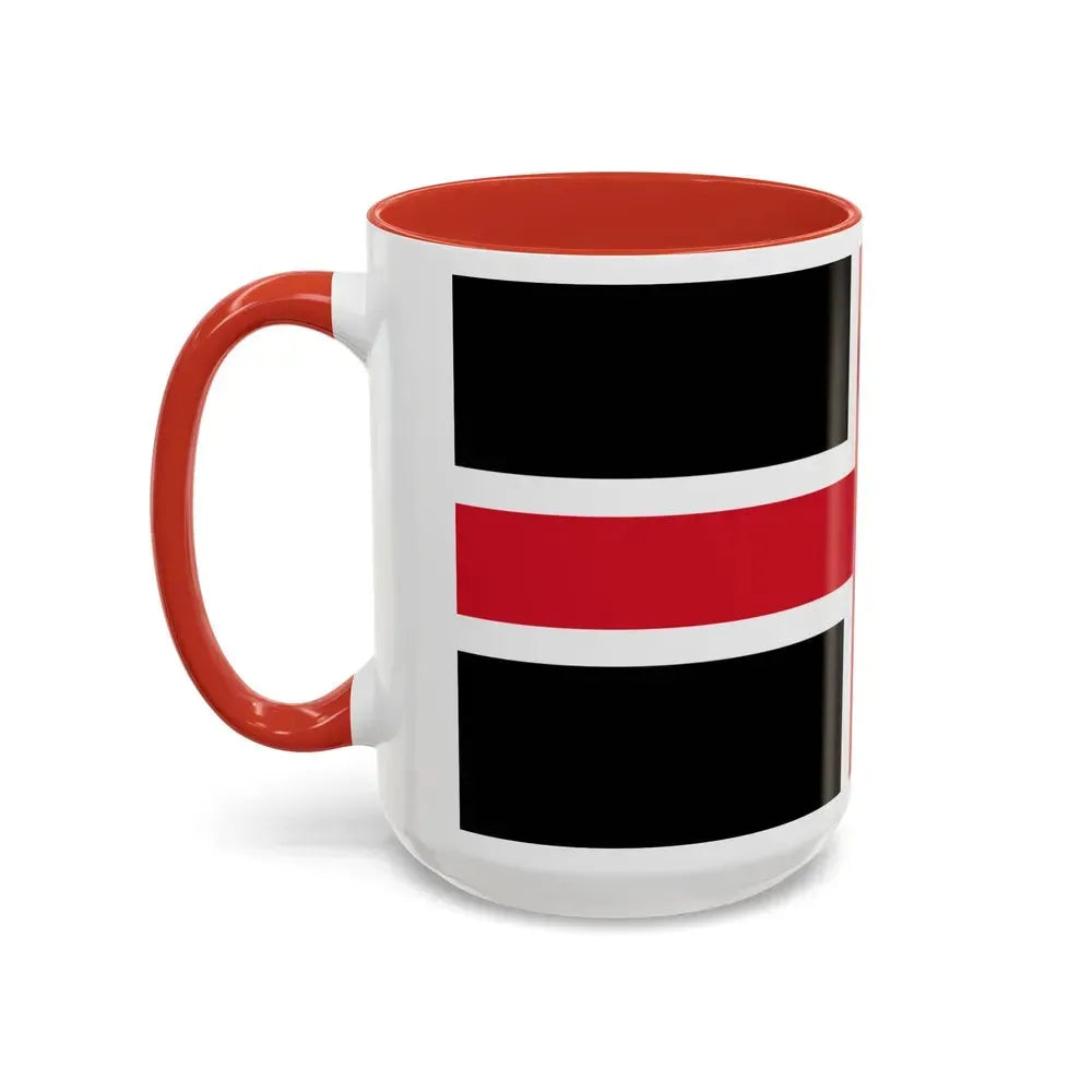 Flag of Durham UK - Accent Coffee Mug - Go Mug Yourself