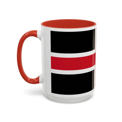 Flag of Durham UK - Accent Coffee Mug - Go Mug Yourself