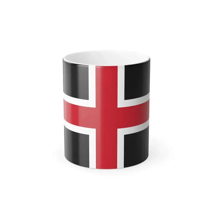 Flag of Durham UK - Color Changing Coffee Mug 11oz - Go Mug Yourself