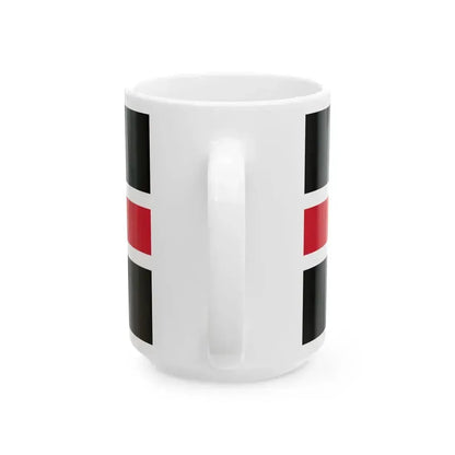 Flag of Durham UK - White Coffee Mug - Go Mug Yourself