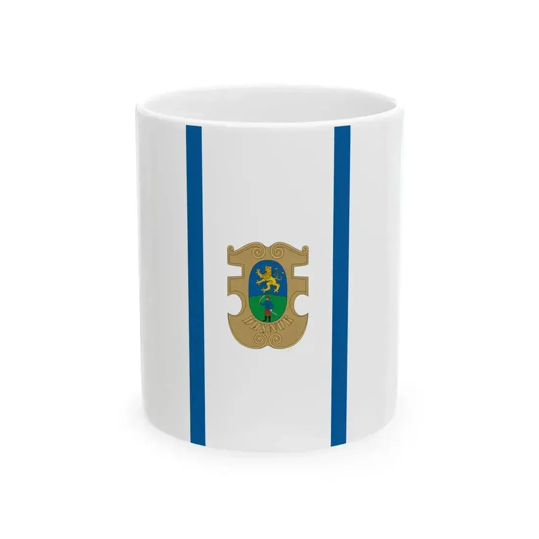 Flag of Dusnok (Hungary) White Coffee Mug 11oz - Go Mug Yourself