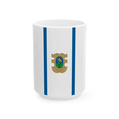 Flag of Dusnok (Hungary) White Coffee Mug 15oz - Go Mug Yourself