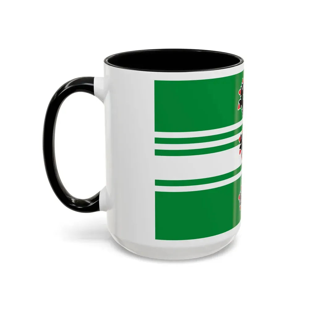 Flag of East Flanders Belgium - Accent Coffee Mug - Go Mug Yourself