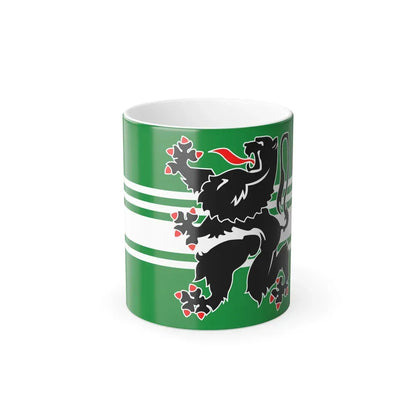 Flag of East Flanders Belgium - Color Changing Coffee Mug 11oz - Go Mug Yourself