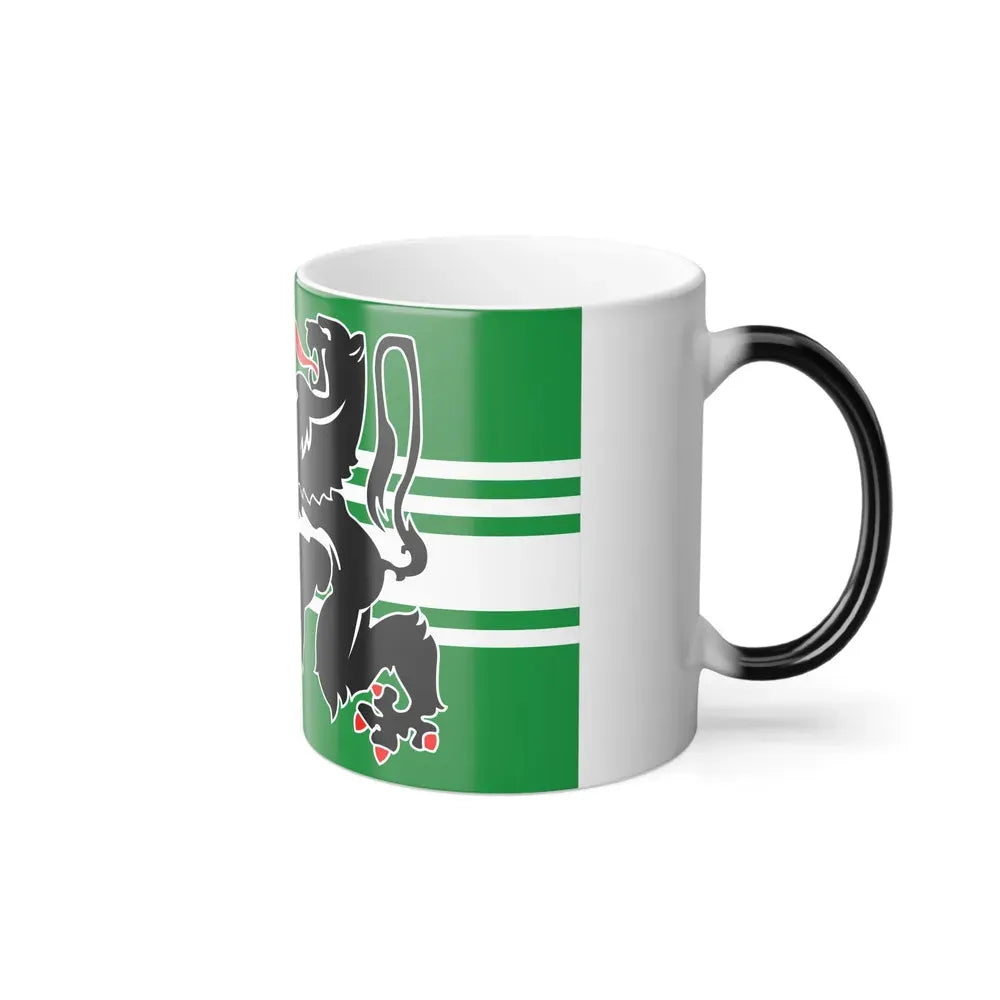 Flag of East Flanders Belgium - Color Changing Coffee Mug - Go Mug Yourself