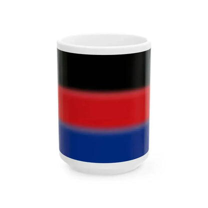 Flag of East Frisia (Germany) White Coffee Mug 15oz - Go Mug Yourself