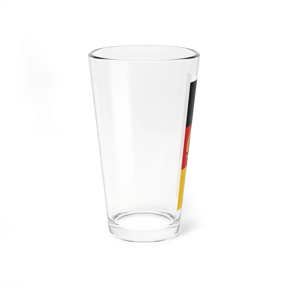 Flag of East Germany vertical alternative version Pint Glass 16oz - Go Mug Yourself