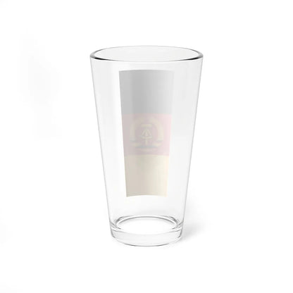Flag of East Germany vertical alternative version Pint Glass 16oz - Go Mug Yourself