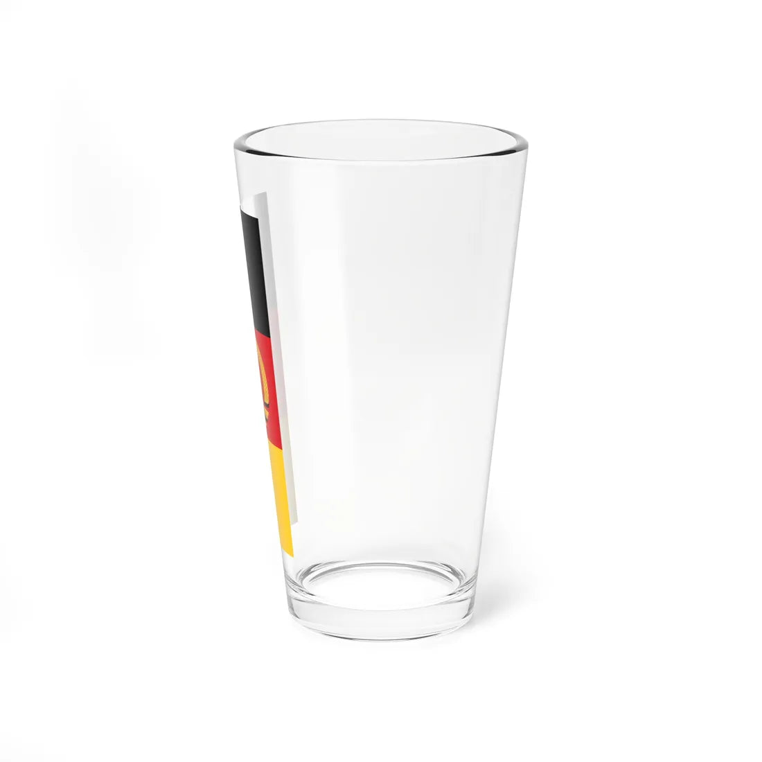 Flag of East Germany vertical alternative version Pint Glass 16oz - Go Mug Yourself