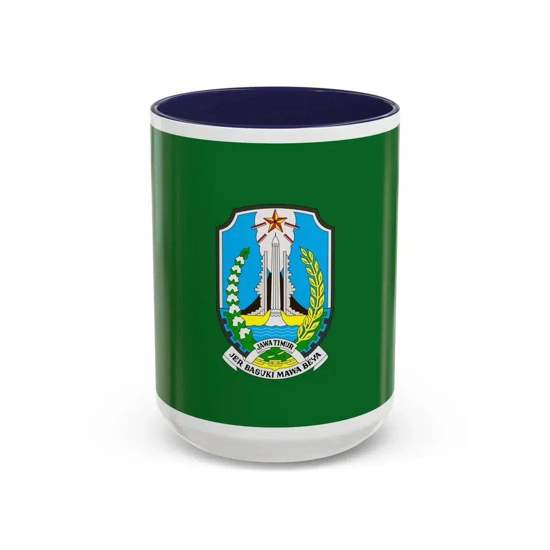 Flag of East Java Indonesia - Accent Coffee Mug - Go Mug Yourself