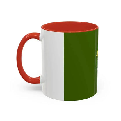 Flag of East Kalimantan Indonesia - Accent Coffee Mug - Go Mug Yourself