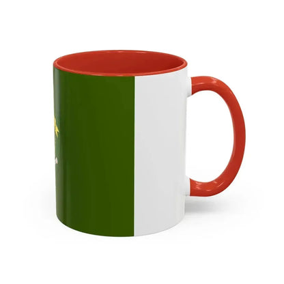 Flag of East Kalimantan Indonesia - Accent Coffee Mug - Go Mug Yourself