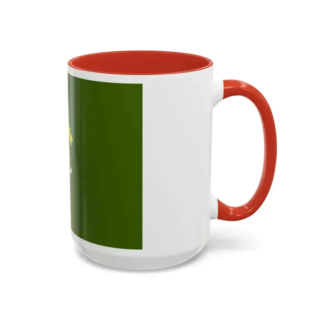 Flag of East Kalimantan Indonesia - Accent Coffee Mug - Go Mug Yourself