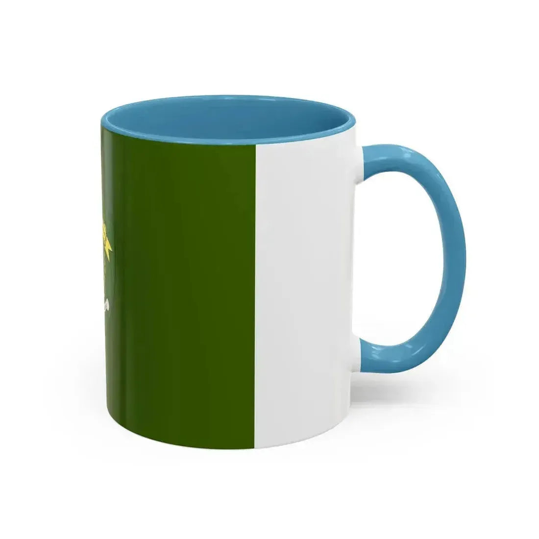 Flag of East Kalimantan Indonesia - Accent Coffee Mug - Go Mug Yourself