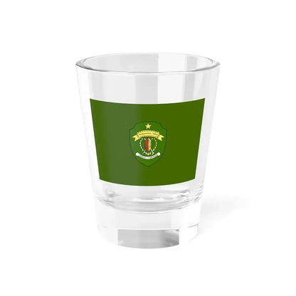 Flag of East Kalimantan Indonesia - Shot Glass 1.5oz 1.5oz - Go Mug Yourself