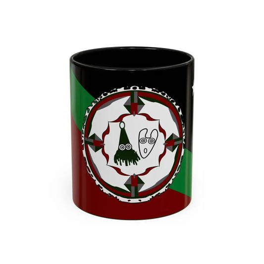 Flag of East New Britain Papa New Guinea - Accent Coffee Mug 11oz Black - Go Mug Yourself