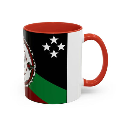 Flag of East New Britain Papa New Guinea - Accent Coffee Mug - Go Mug Yourself