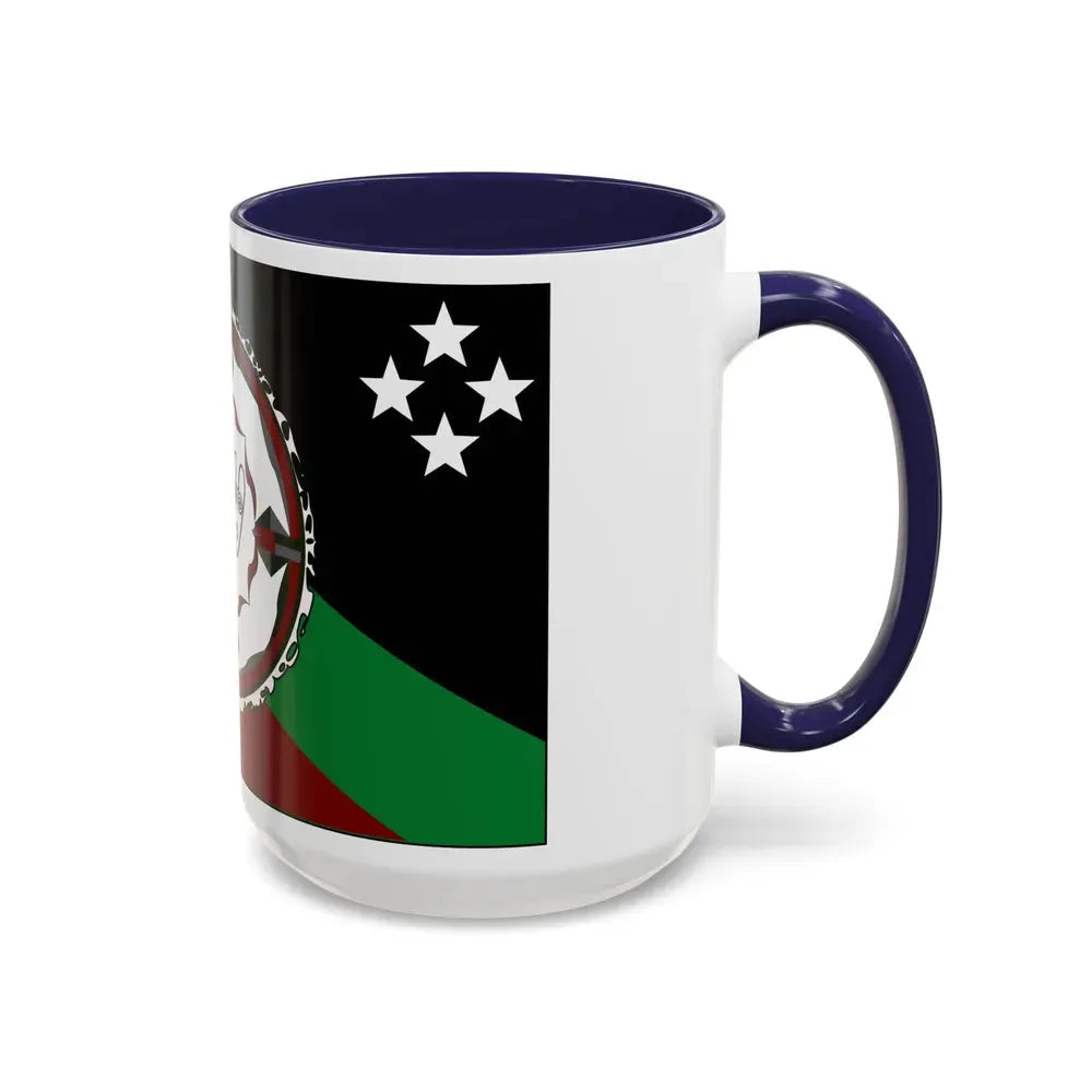 Flag of East New Britain Papa New Guinea - Accent Coffee Mug - Go Mug Yourself