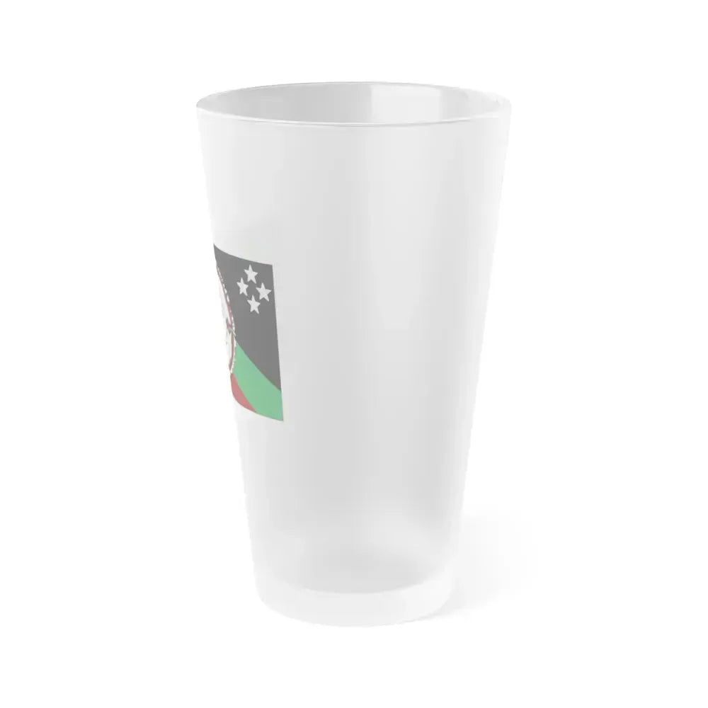 Flag of East New Britain Papa New Guinea - Frosted Pint Glass 16oz - Go Mug Yourself