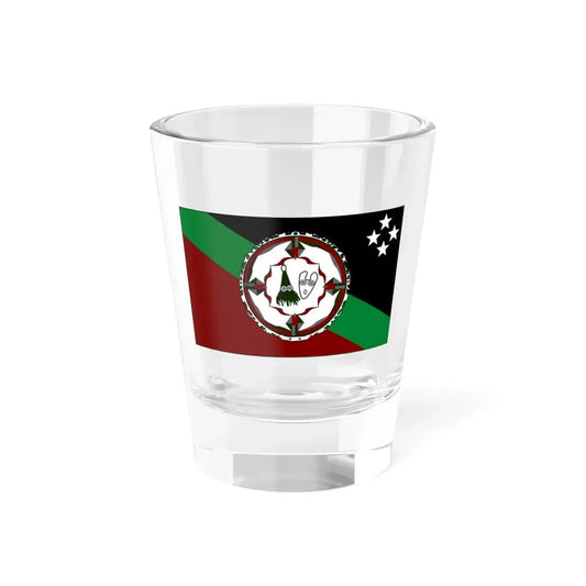 Flag of East New Britain Papa New Guinea - Shot Glass 1.5oz 1.5oz - Go Mug Yourself