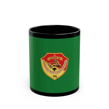 Flag of East Nusa Tenggara Indonesia - Black Coffee Mug 11oz - Go Mug Yourself
